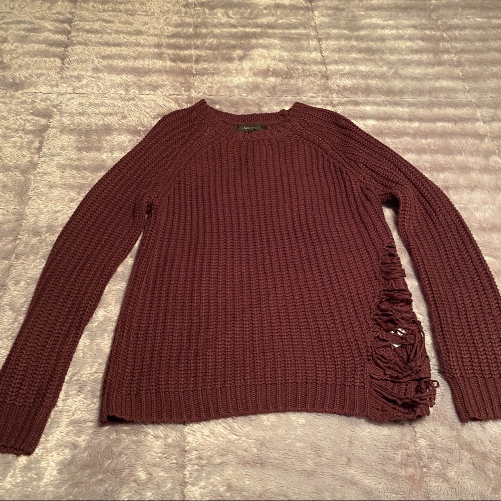 Fashion Nova Distressed Sweater